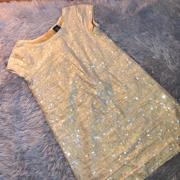 GAP Other - Gap Kids Sequence Gold Dress